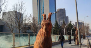 Ankara’da Kurumuş Ağaçlar Heykel Oldu